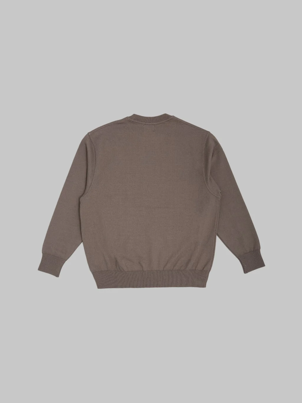 Yonetomi Wave Cotton Knit Pullover Grey - Image 9